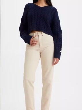 Levi's® Premium 80S MOM WOMEN'S JEANS Snowing In LA - White 27x30